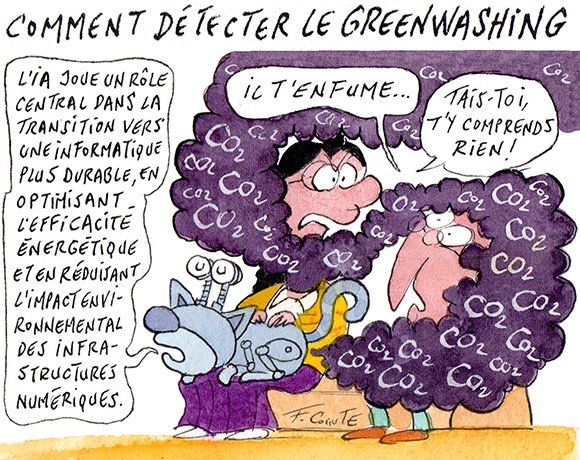 Dessin: Comment les DSI peuvent déjouer le greenwashing des fournisseurs IT